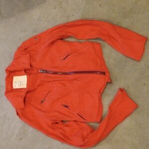 Free People 1970 Linen Blend Full Zip jacket Women's 2